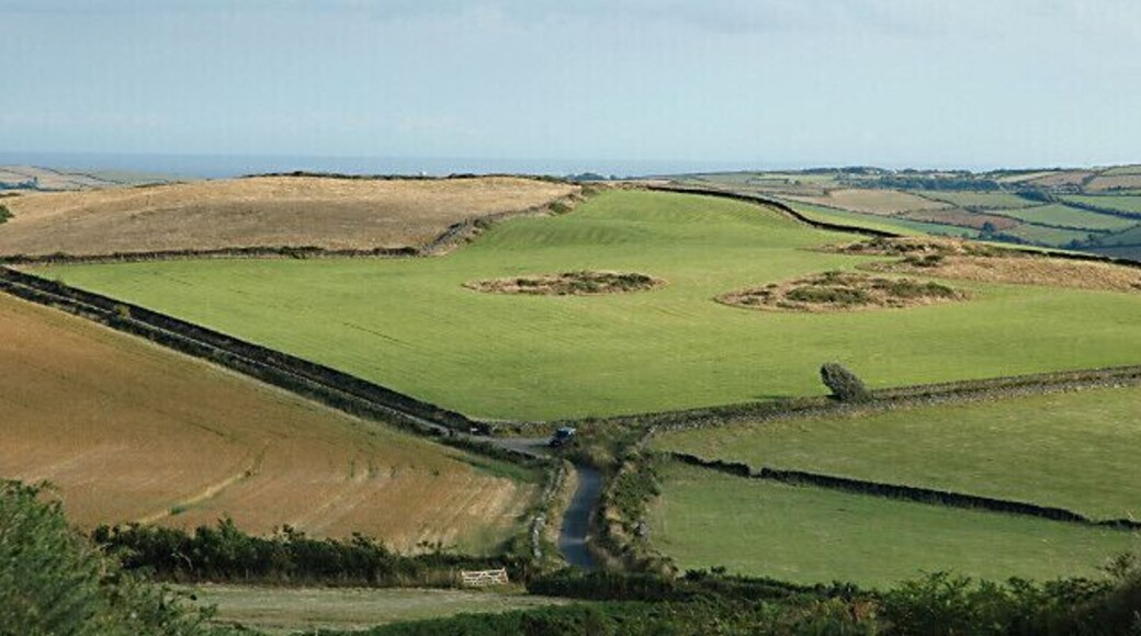 Cronk ny Moghlane Isle of Man. A small hill near Crosby, viewed from close to Braaid Farm