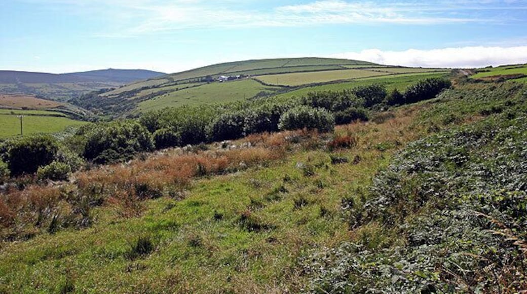 Upper Glen Helen. Looking due south from the north edge of the square.