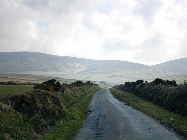 Road from Cronk-y-Voddy to Little London