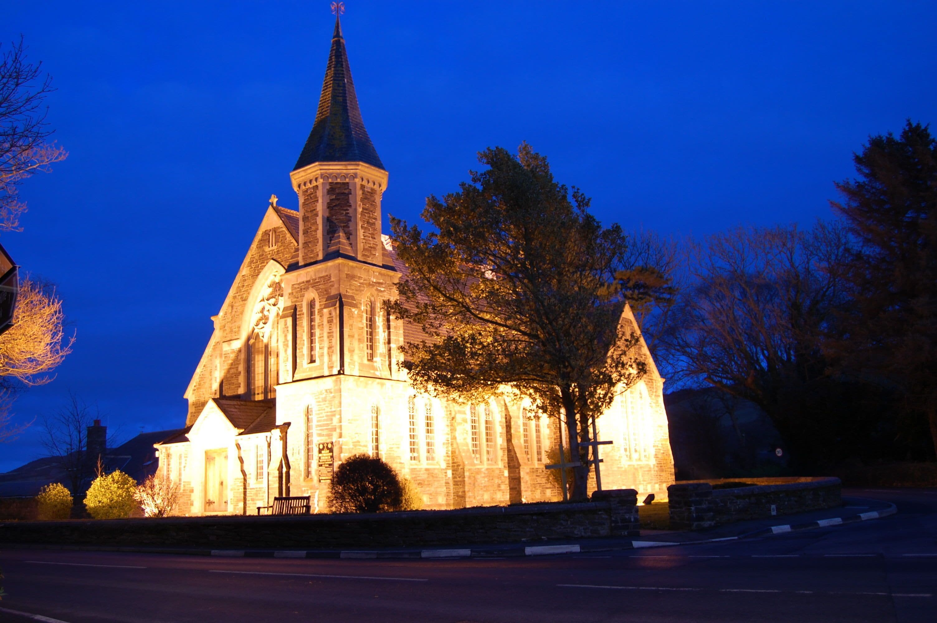 Sulby Church at Dusk