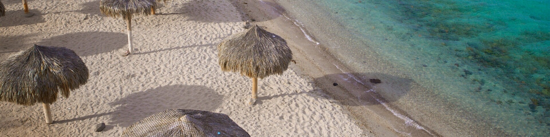 Playa El Coromuel showing general coastal views, tropical scenes and a sandy beach