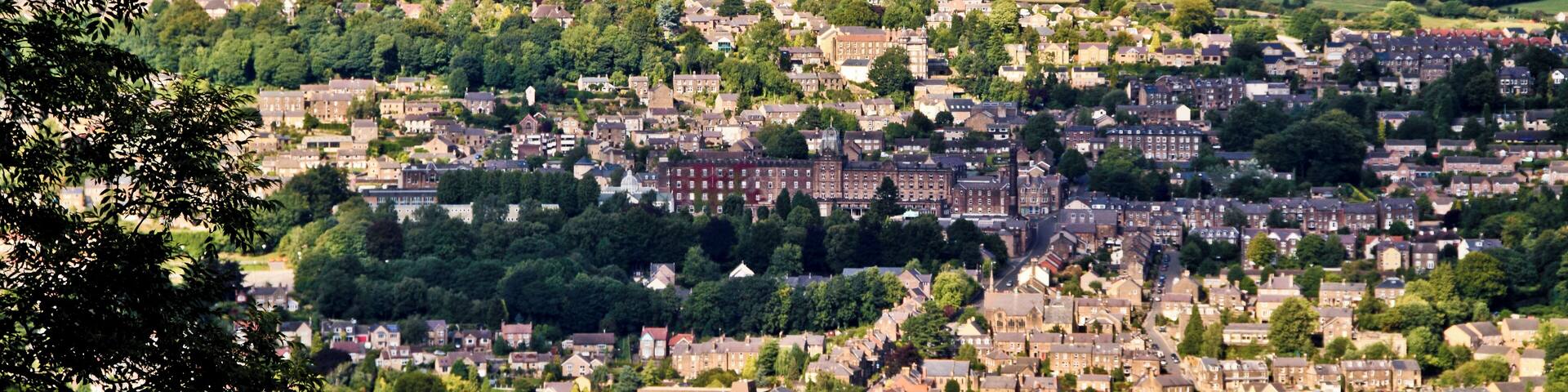 Here is a photograph taken from the top of Masson Hill at the Heights of Abraham. Located in Matlock Bath, Derbyshire, England, UK.