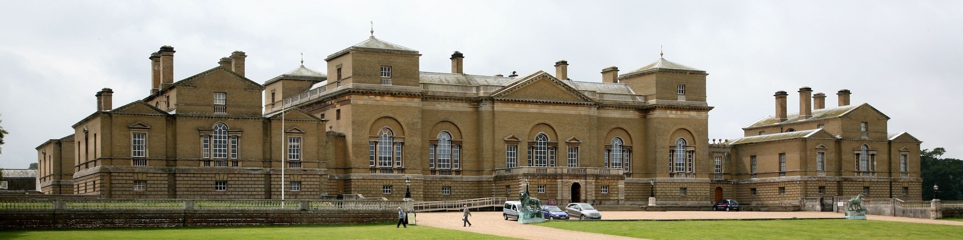 Holkham Hall in Norfolk. Seen from the north