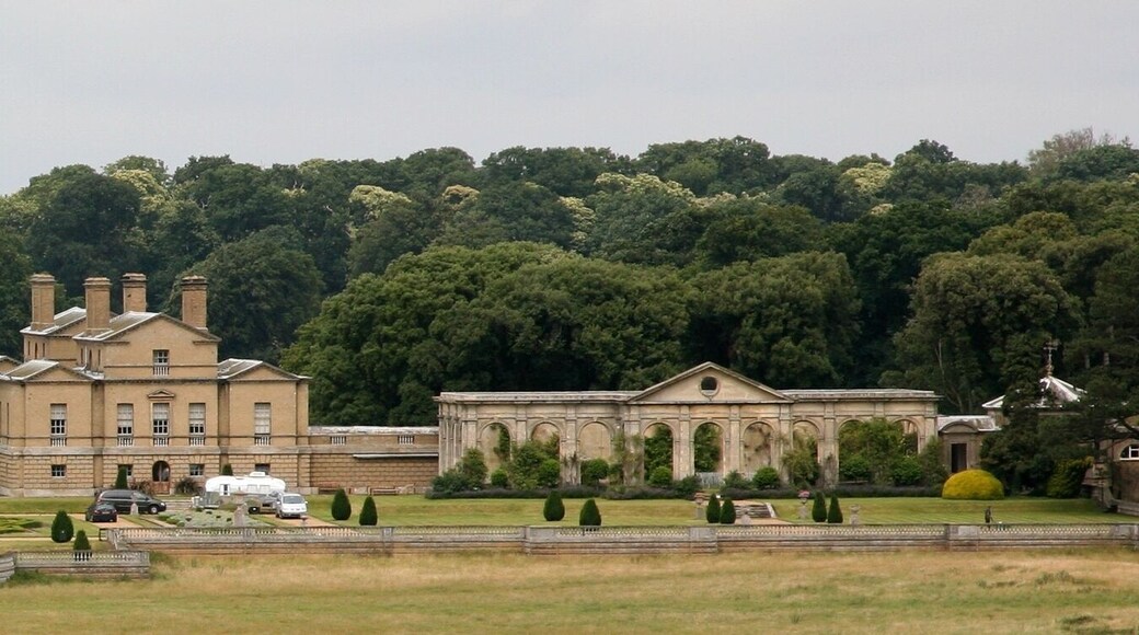 Holkham Hall in Norfolk. Seen from the South
