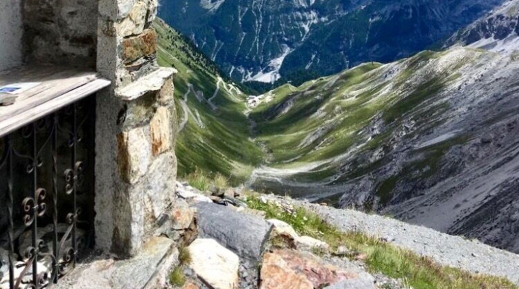 Looking across to the Stelvio Pass