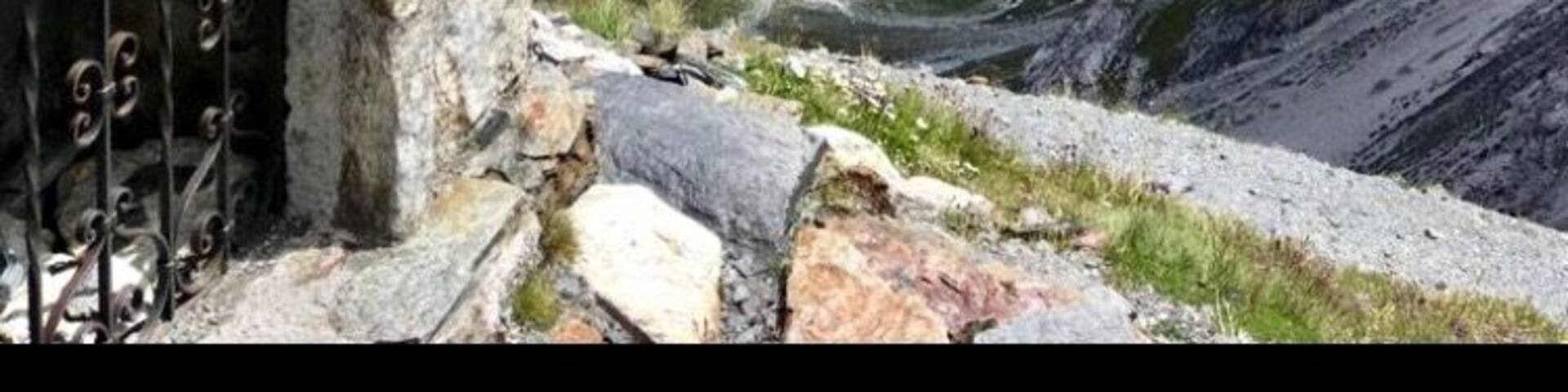 Looking across to the Stelvio Pass