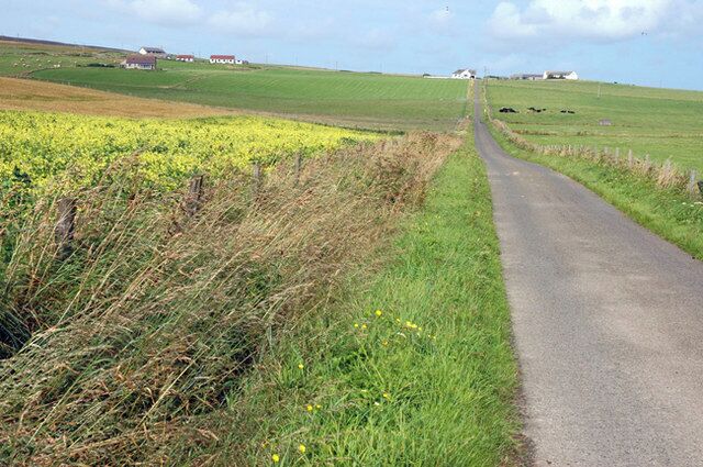 Looking north to North Aittit, Rendall