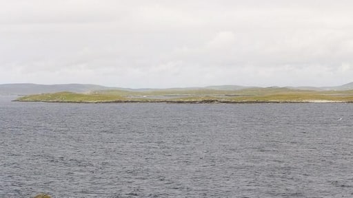 Island of Papa As seen from Fugla Ness on Burra