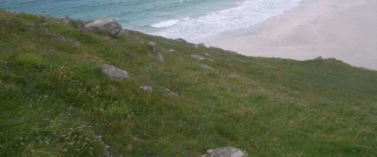 Looking across Lu Ness to Biargar