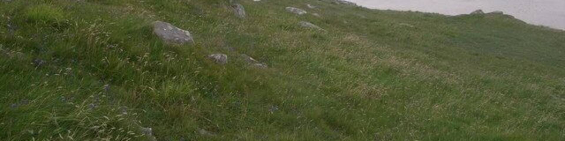 Looking across Lu Ness to Biargar