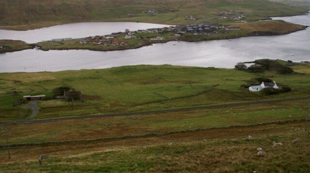 Weisdale Voe Sound, Weisdale Voe, Kalliness and the Loch of Strom.