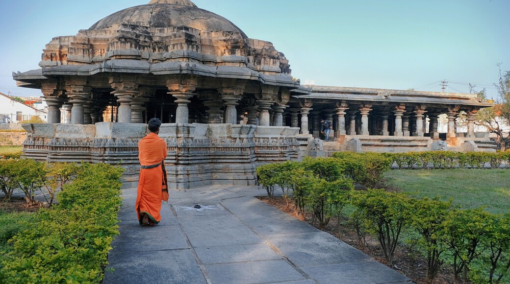 Chandramouleshwara Temple (Ishwara Temple.) , Arasikere is located in the Hassan district of Karnataka.