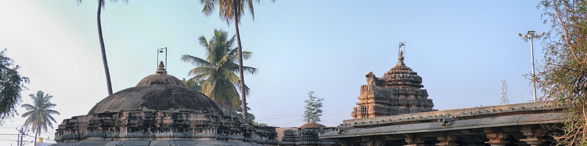 Chandramouleshwara Temple (Ishwara Temple.) , Arasikere is located in the Hassan district of Karnataka.