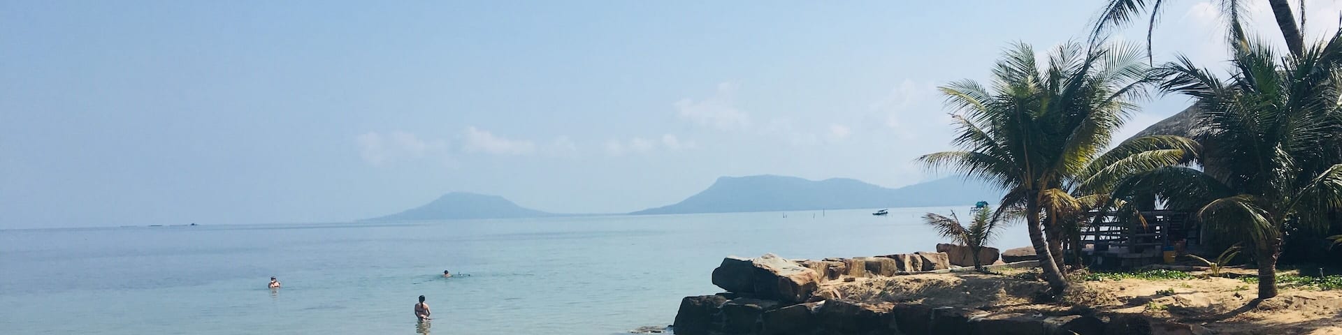 The beach at the resort