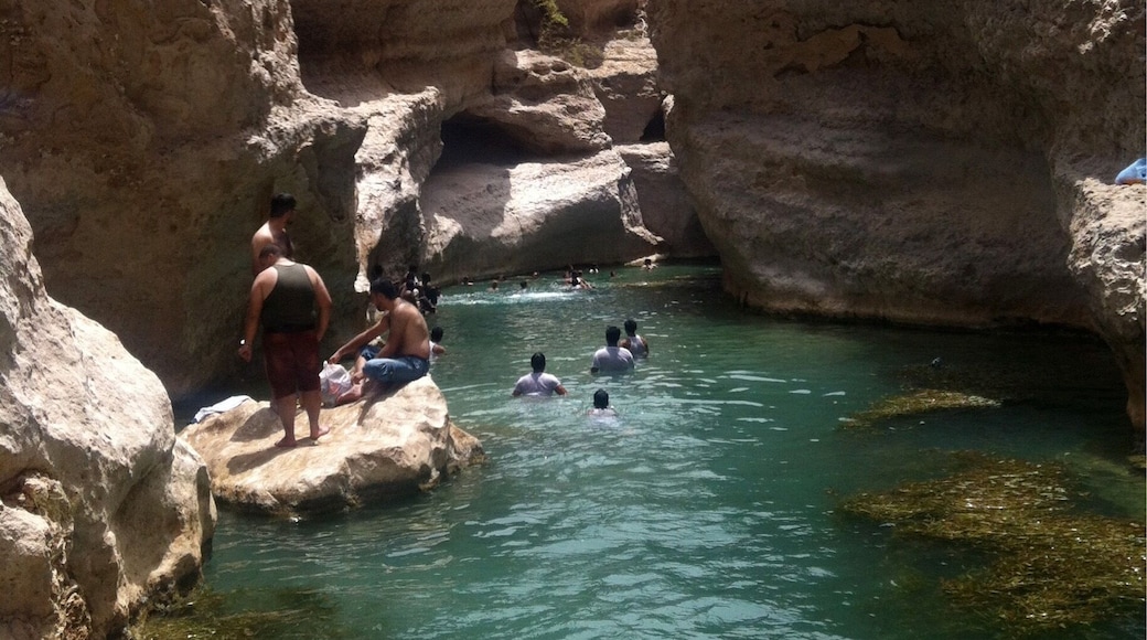 A short drive from Musccat you'll find this amazing wadi. You have to walk for almost two hours to reach this final point but the views make it worth it.