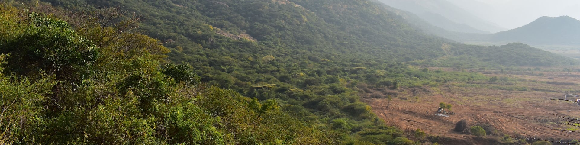 Western Ghats View from Meghamalai Hills in Tamil Nadu