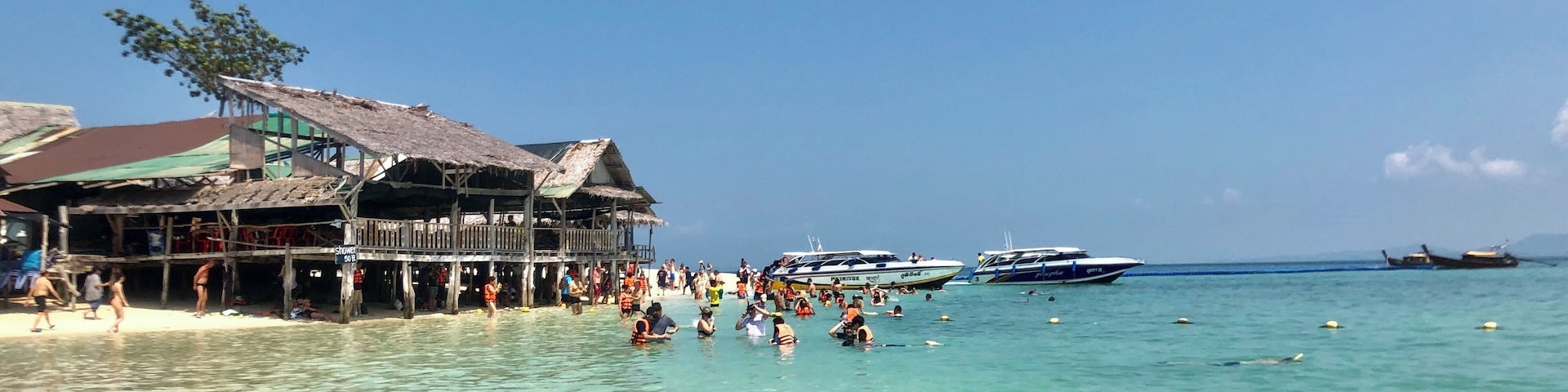 Green sea at. Khai Nok Island