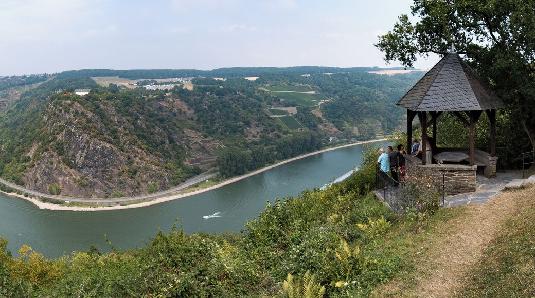 The Loreley rock formation at the riverrhine