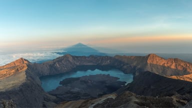Hiking up Rinjani was hands down the hardest hike of my life! The early 2am climb up to the summit for sunrise was gruelling; however, the view from the top was an emotional one. Standing on the top of the tallest Volcano in Lombok and having friends to share the experience is something I'll never forget! Where else in the world can you find a shadow of the volcano you're standing on appear to be the next tallest volcano around?