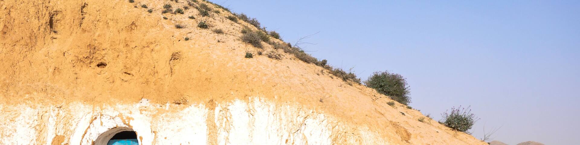 MATMATA, TUNISIA - February 03, 2009: The Berber underground dwellings, Matmata, Tunisia