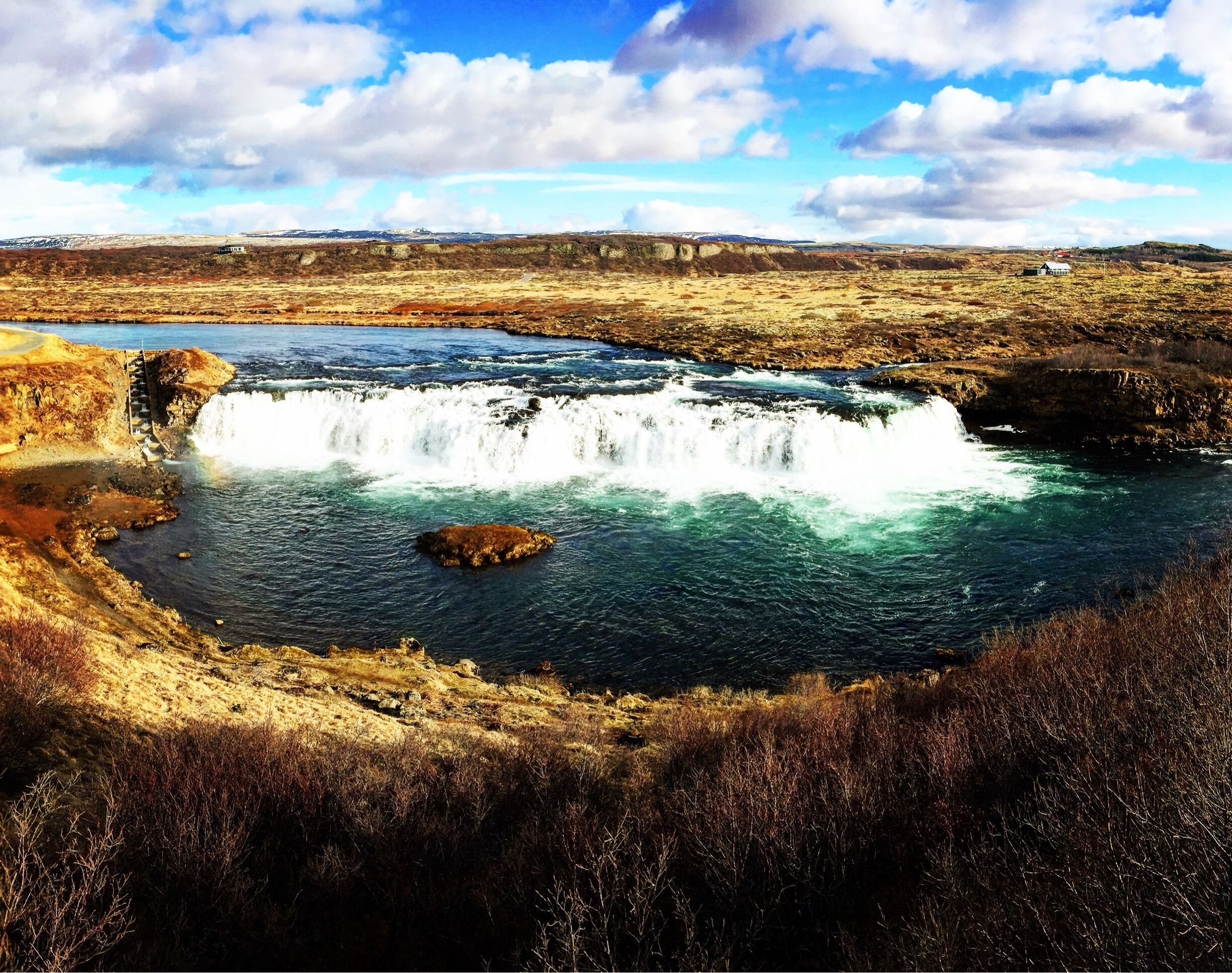 Faxi Waterfalls, Route 35, Golden Circle Iceland 