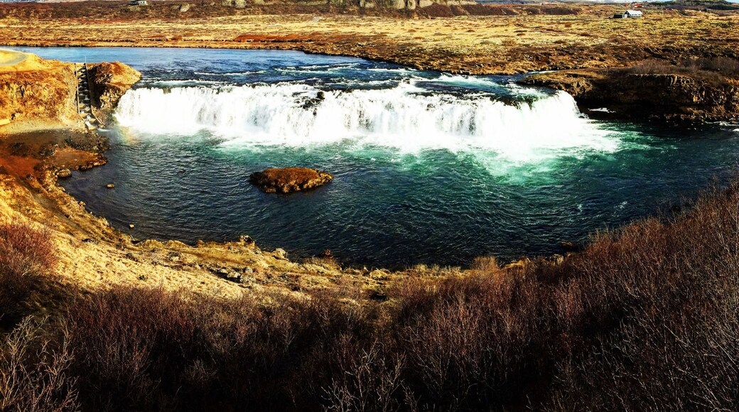 Faxi Waterfalls, Route 35, Golden Circle Iceland