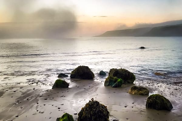 A sea mist at Whistling Sands, Llyn Peninsula, North Wales.