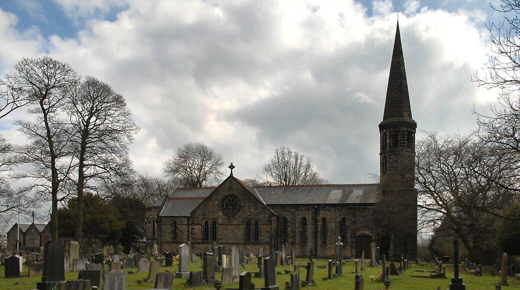 St Saviour's parish church, Church Road, Bamber Bridge, Lancashire, England, seen from the northwest