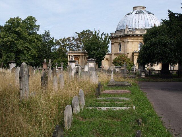 Brompton Cemetery Benjamin Baud's chapel, seen from the south, was built in 1839-40. http://www.imagesofengland.org.uk/details/default.aspx?id=422205
