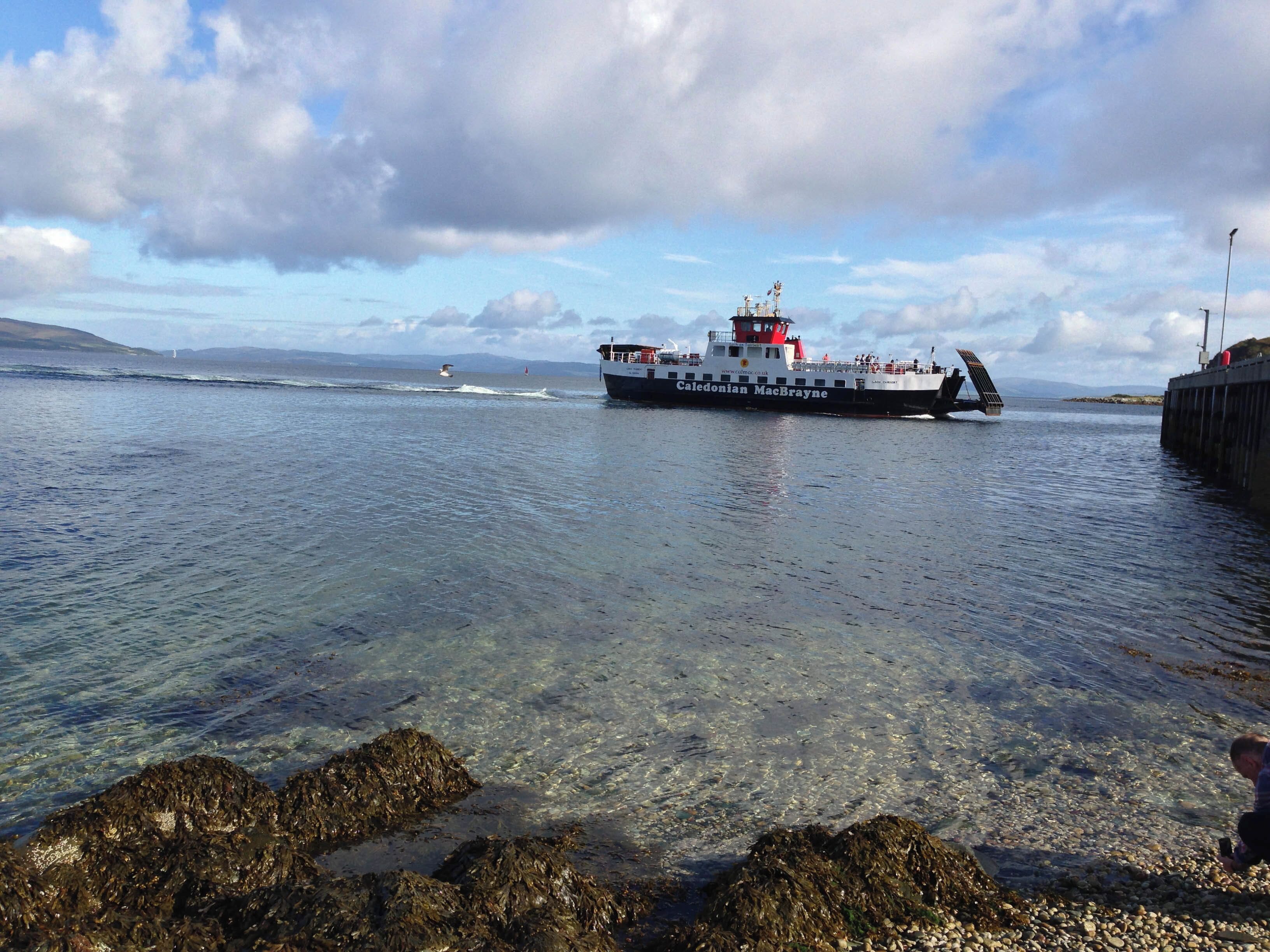 Ferry from Arran to Kintyre