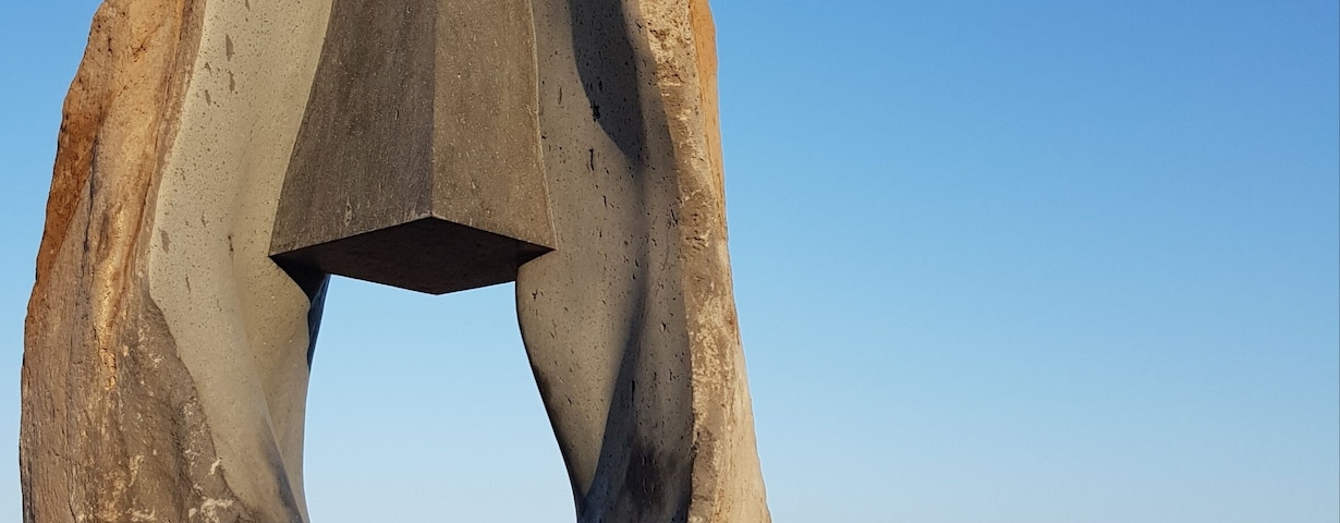 I love the sculptures dotted around. This one along the promenade.