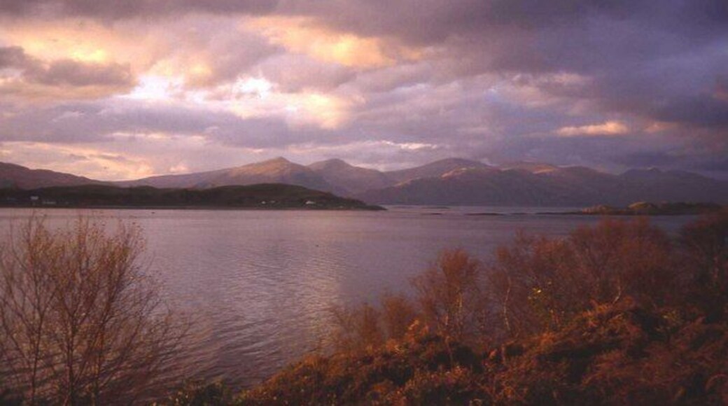 Lynn of Lorn from near the Appin Rocks Looking across to the northern tip of Lismore with Beinn na Cille directly behind.