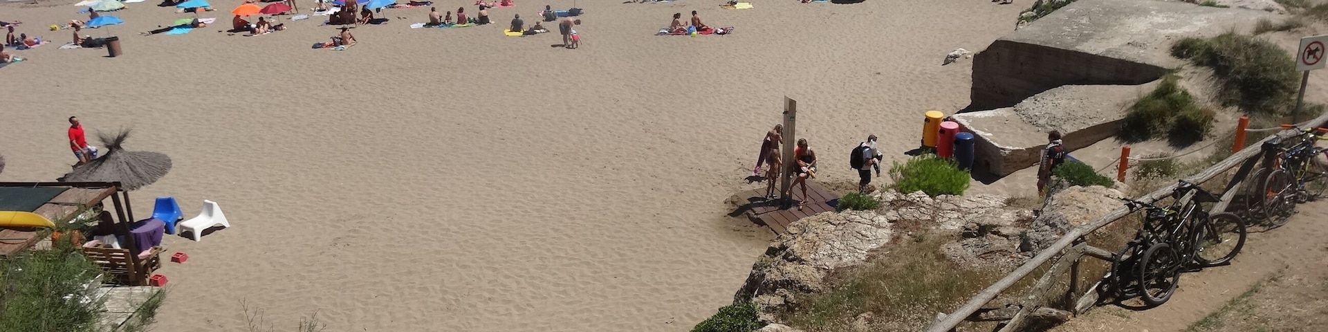 Sant Martí d'Empúries. Platja del Riuet i punta de Sant Martí