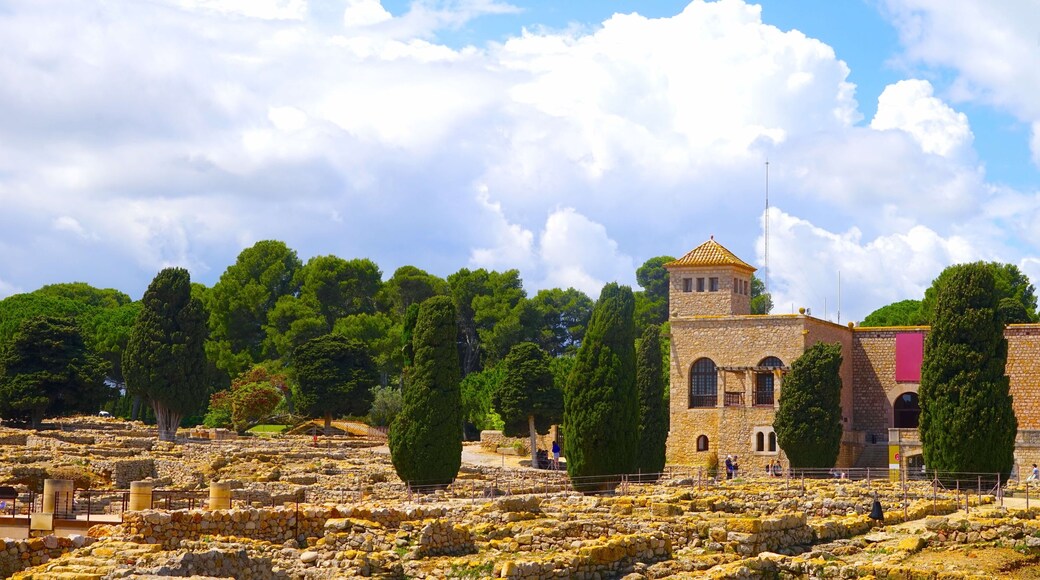 Museu Arqueològic d'Empúries, archaeology site at the beach of the Mediterranean Sea near l'Escala, Girona, Catalonia, Costa Brava, Spain