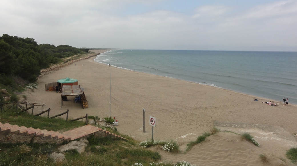 This is a a photo of a beach in Catalonia, Spain, with id: