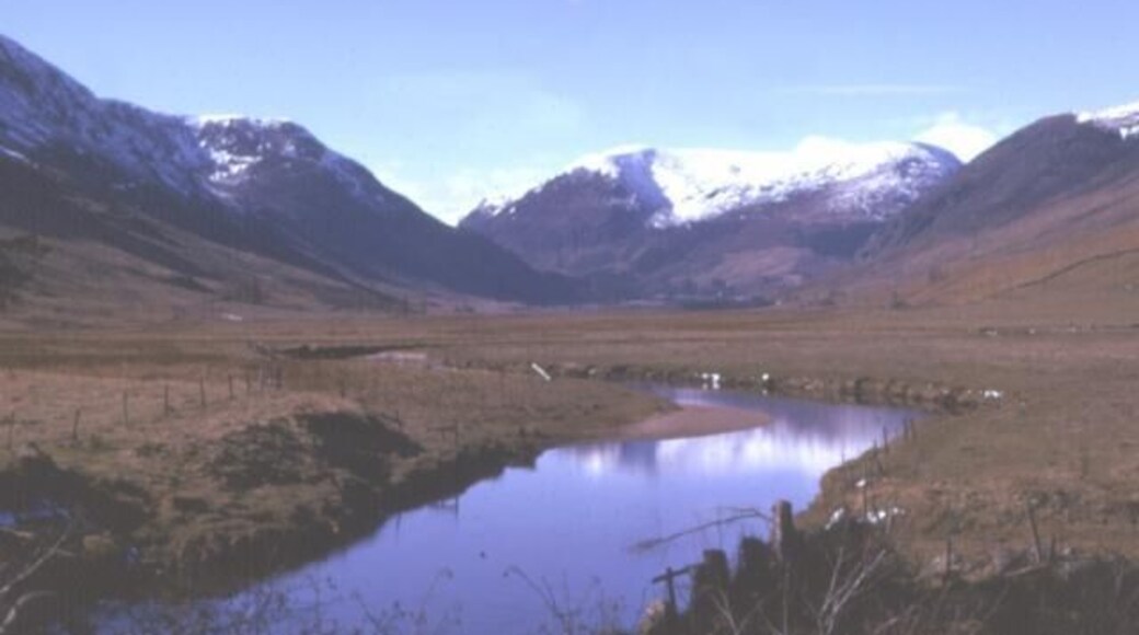 River South Esk. A peaceful reach of the South Esk in late winter