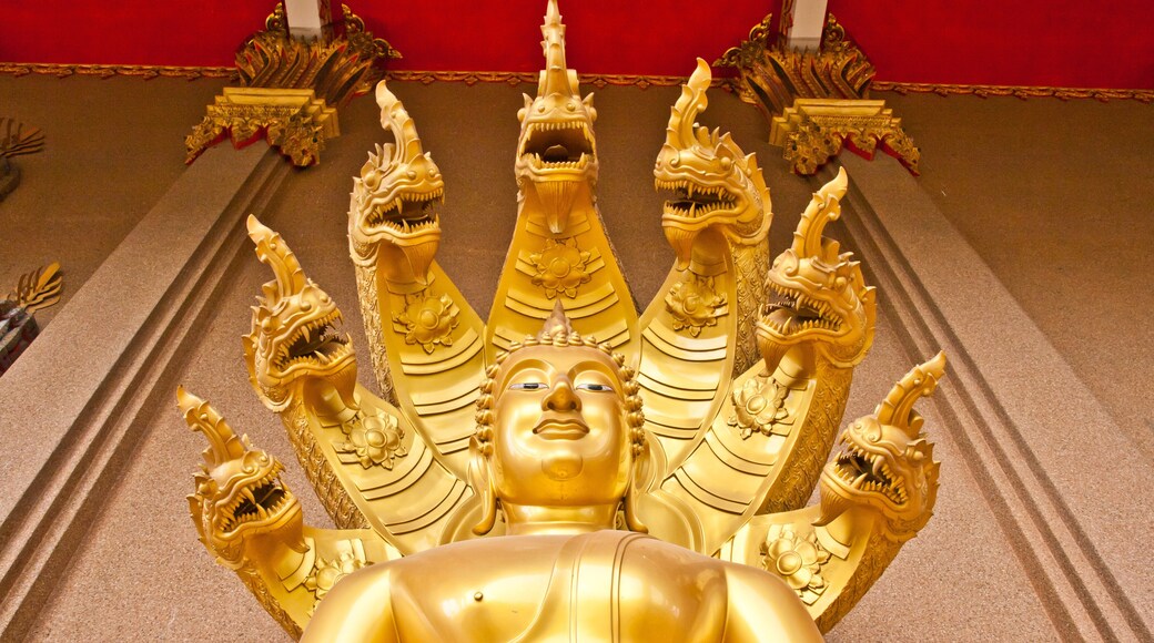 Statue of Buddha in Wat Nuan Chan, Bangkok, Thailand
