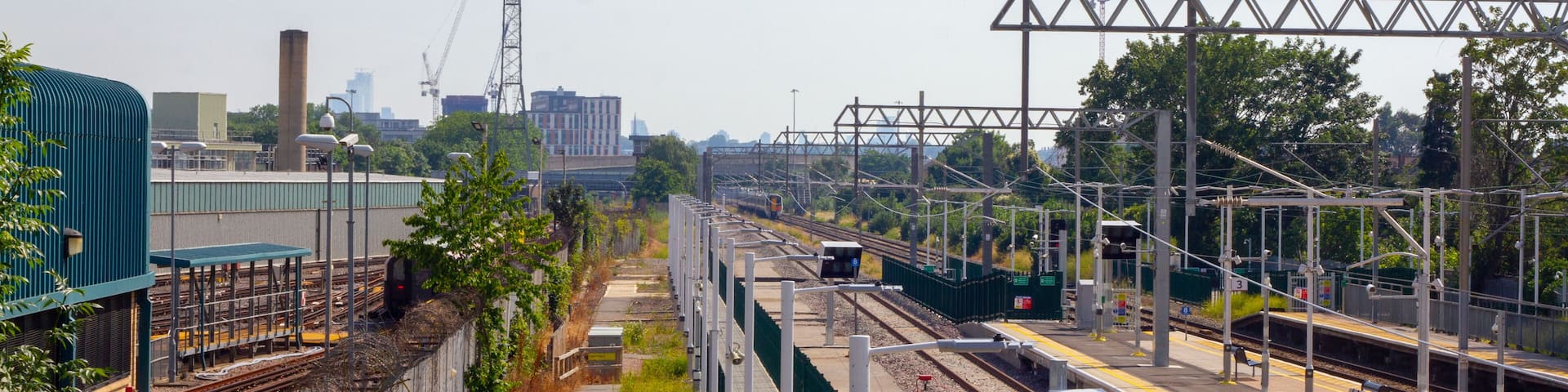 View from the top of Northumberland railway station