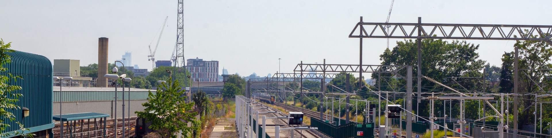 View from the top of Northumberland railway station