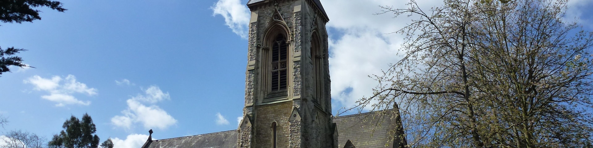St Stephen's parish church, College Road, South Dulwich, London SE21, seen from the northeast