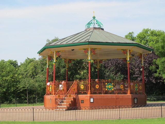 The bandstand in Queen's Park