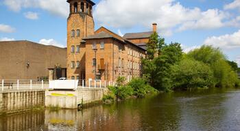 Solk Mill and River Derwent, Derby, Derbyshire, England