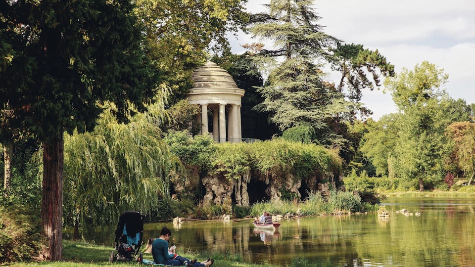 Lac Daumesnil, Bois de Vincennes, Paris.