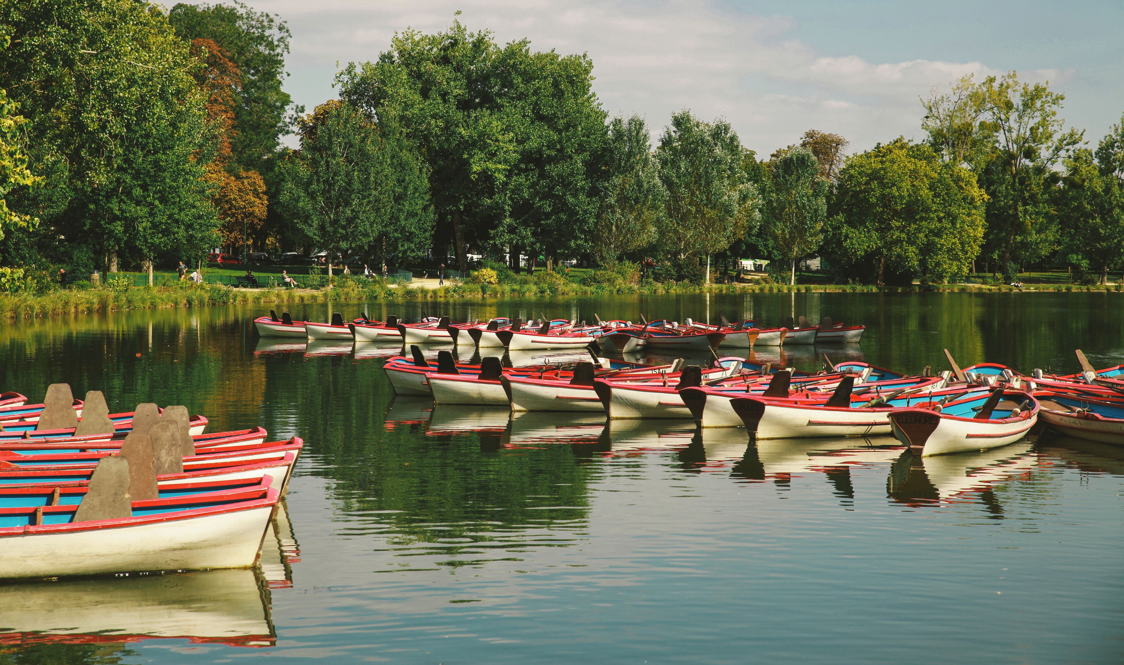 Lac Daumesnil, Paris.
