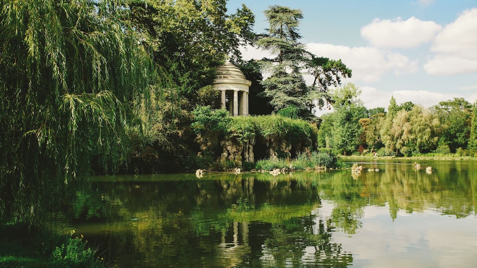 Lac Daumesnil, Bois de Vincennes, Paris.
