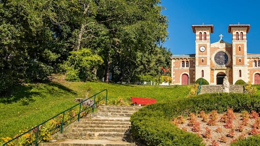 Eglise Notre Dame des Passes church in Arcachon on a summer day