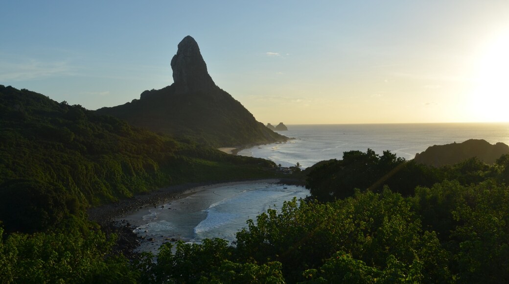 Pôr do sol, Fernando de Noronha, Vista do forte dos Remédios