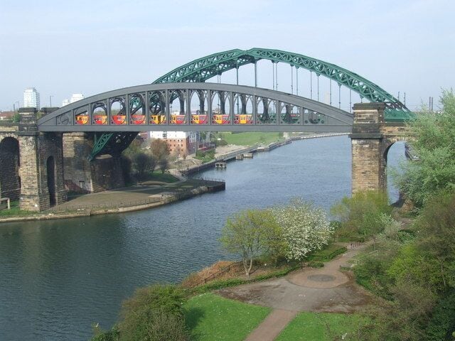 Bridges over the Wear Tyne & Wear Metro crossing the Wear