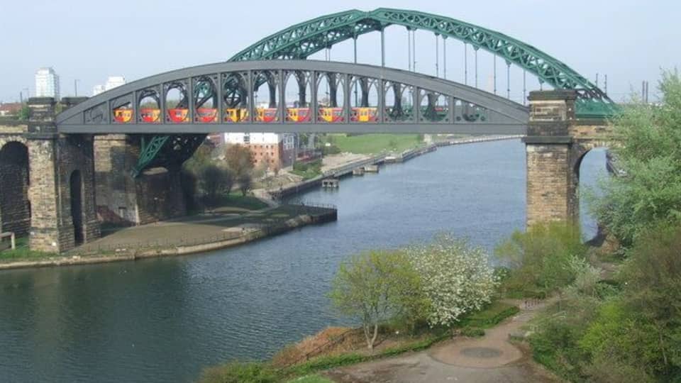 Bridges over the Wear Tyne & Wear Metro crossing the Wear
