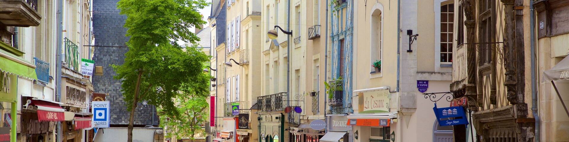 Angers showing street scenes, cafe lifestyle and outdoor eating